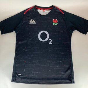 England Rugby Black Canterbury Jersey Mens 3XL